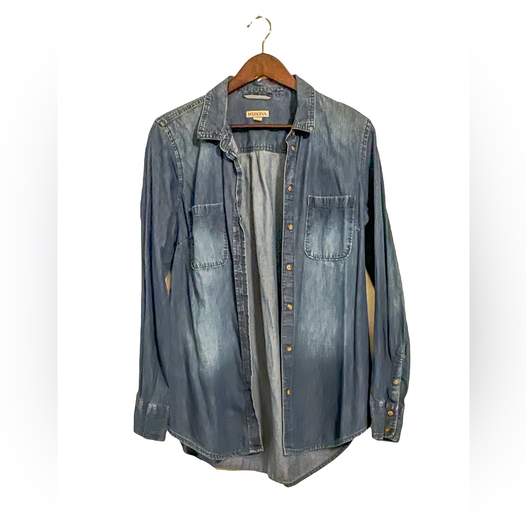 Good Condition- Blue Button Down Shirt